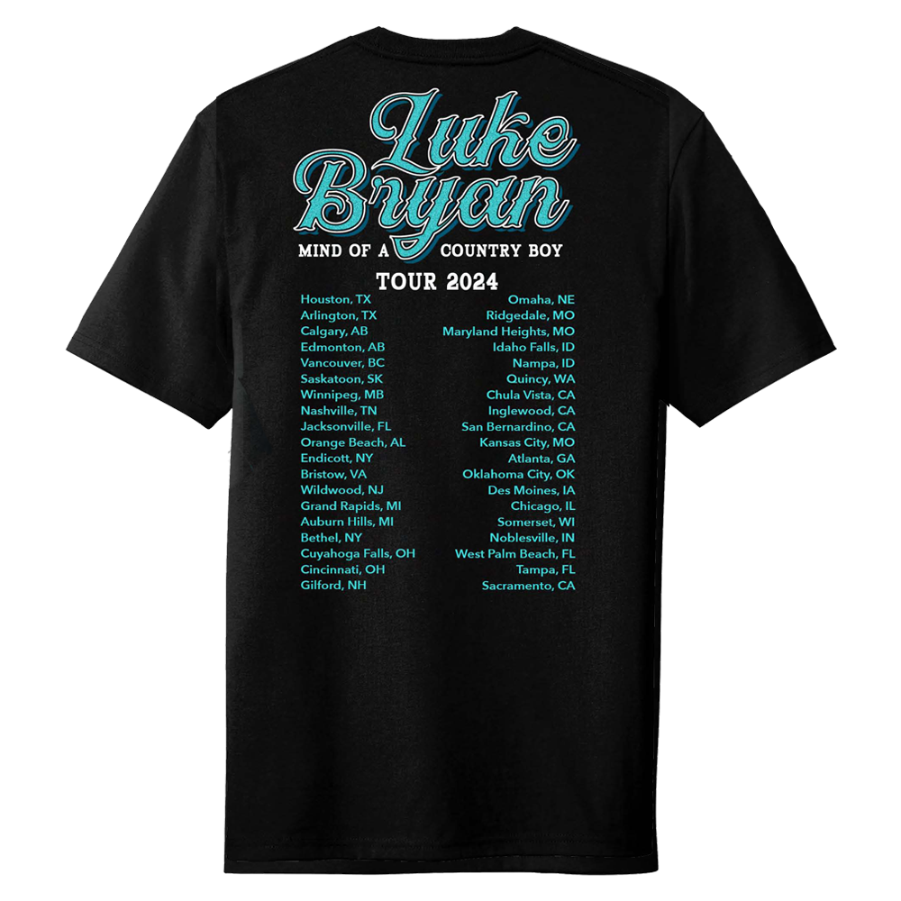 Mind Of A Country Boy Tour Tee Luke Bryan