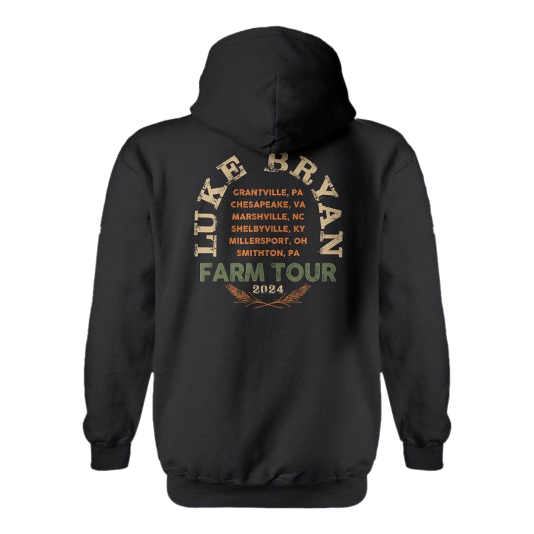 2024 Farm Tour Hoodie â Luke Bryan