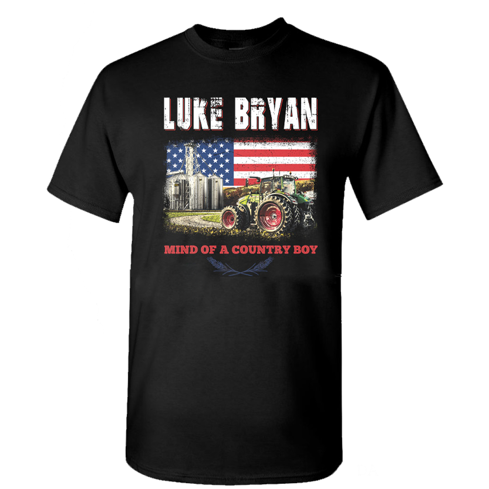 Mind Of A Country Boy Tour Farm Tee Luke Bryan