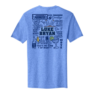2025 Country Song Came On Tour Blue Tee