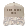 Country And I Know It Timber Hat (Presale)