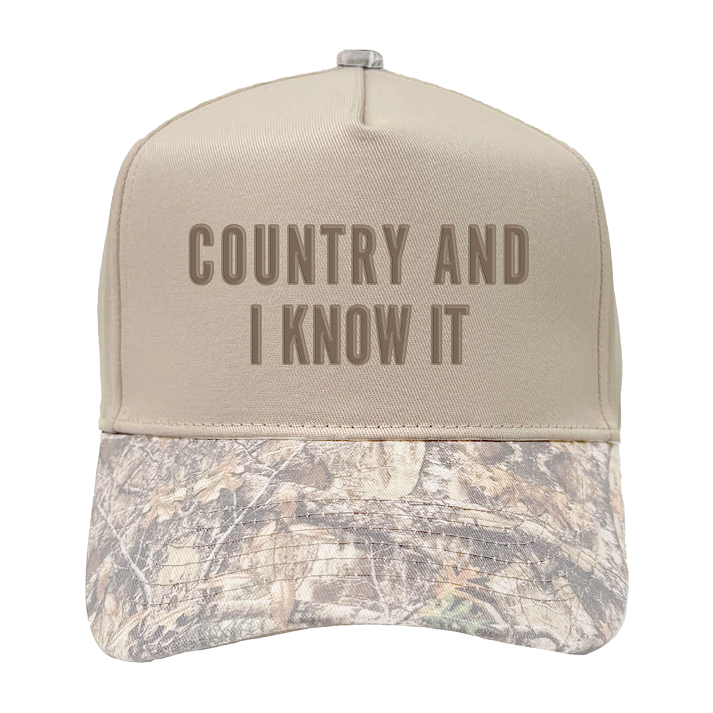 Country And I Know It Timber Hat (Presale)