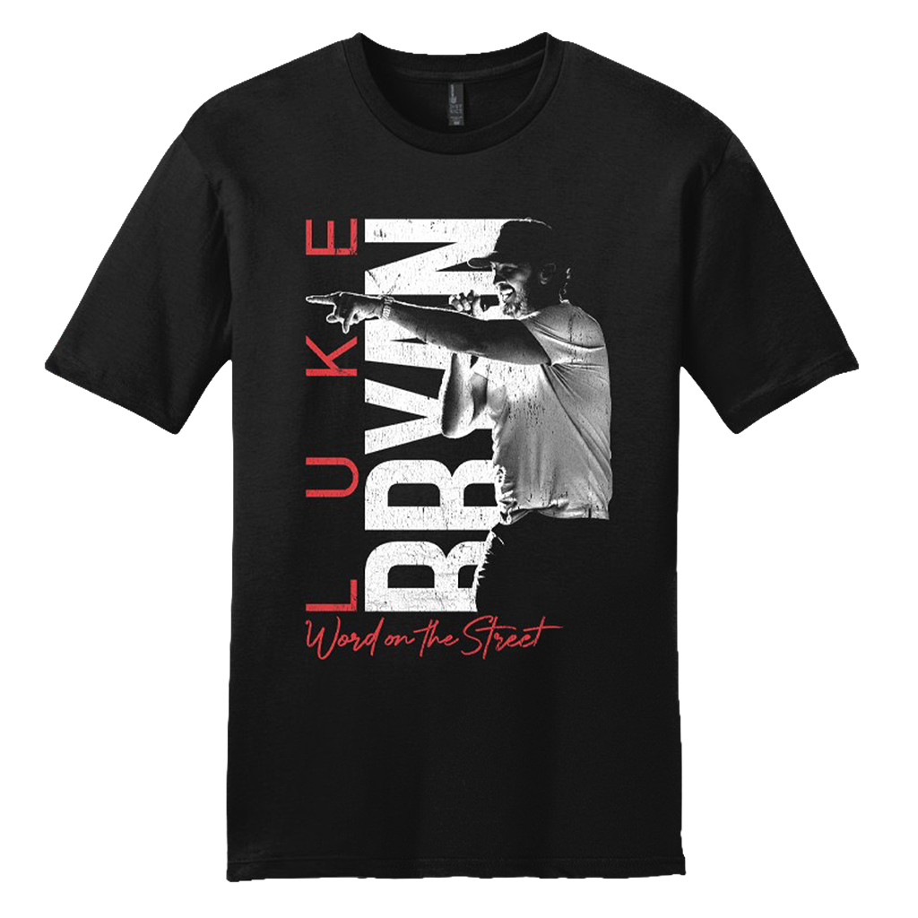 Word On The Street Black Tour Tee