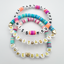 Load image into Gallery viewer, Luke Bryan/Love You Miss You Mean It / Play It Again Bracelet SET
