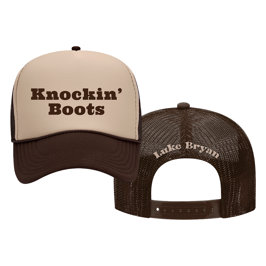 baseball hat-tan/brown-knockin boots