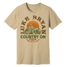 Load image into Gallery viewer, Country On Tour Tan Tractor Tee
