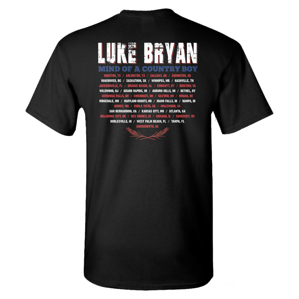 Mind Of A Country Boy Tour Farm Tee Luke Bryan