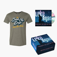 Load image into Gallery viewer, Born Here Live Here Die Here Country Does T-Shirt CD Boxset
