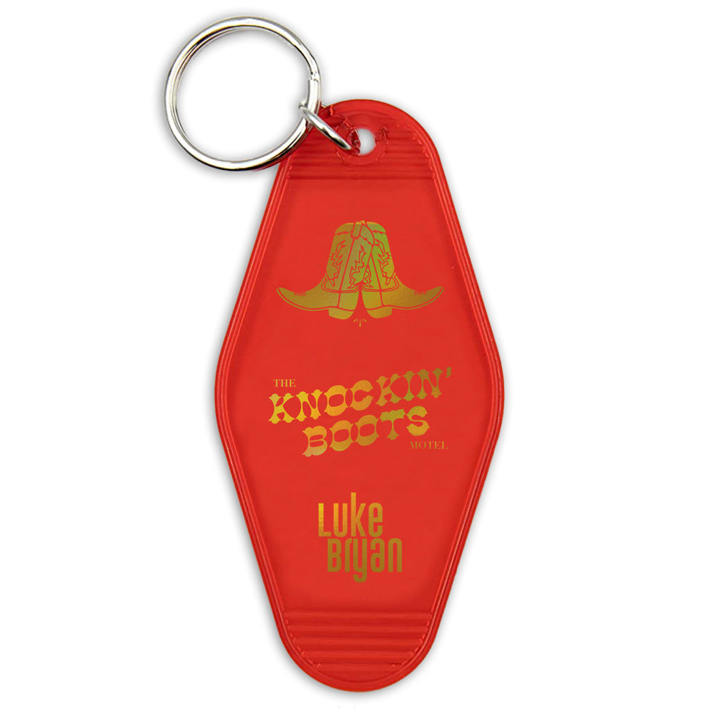 Knockin’ Boots Motel Keychain